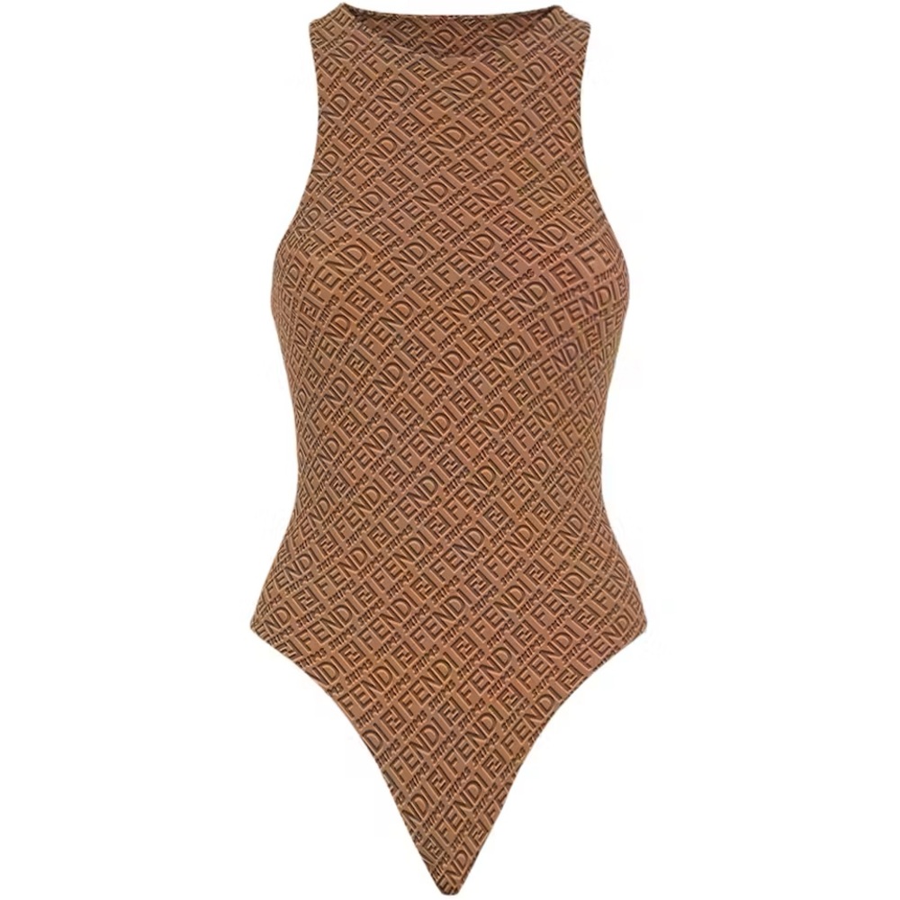 Fendi skims high neck bodysuit XS